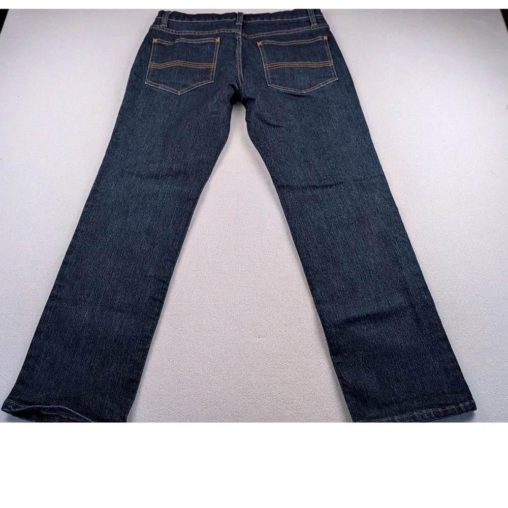Redhead Mens Dark Wash Straight Leg Denim Jeans‎ Blue 32x30 0124
